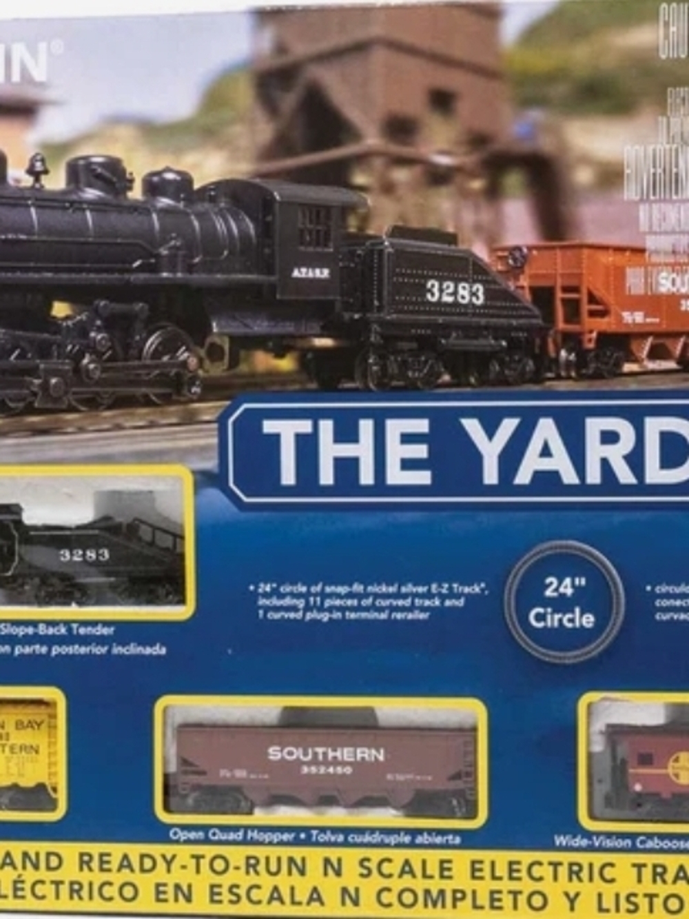 **Bachmann** The Yard Boss Electric Train Set - Black & Yellow - Picture 2 of 2